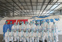 【凝心聚力 同心抗疫】支援兰州硬气膜实验室核酸检测队的“河附院担当”