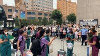 张掖支援临夏医疗队今日胜利凯旋