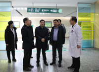 校长李广到附属医院（临床医学院） 调研指导工作