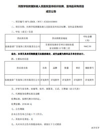 河西学院附属张掖人民医院宣传标识标牌、宣传品采购项目成交公告