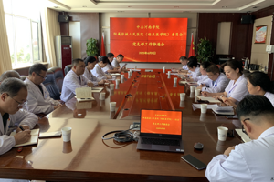 我院召开党支部工作推进会
