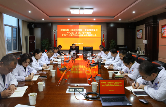 附属医院（临床医学院）党委理论学习中心组（扩大）专题学习研讨党的二十届四中全会精神