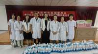 送医送药送健康，三伏贴里暖人心！——农工党河西学院附属张掖人民医院支部走进五松园社区开展义诊活动
