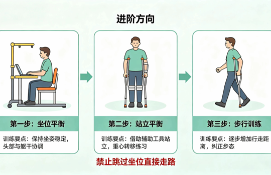 别急着走路！脑卒中康复第一步，先练好“坐”